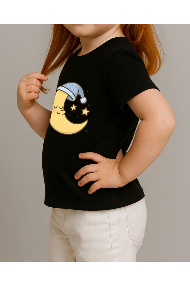 Tişört Unisex Çocuk (Aydede) Kiz Si̇yah - 10-11 Yaş