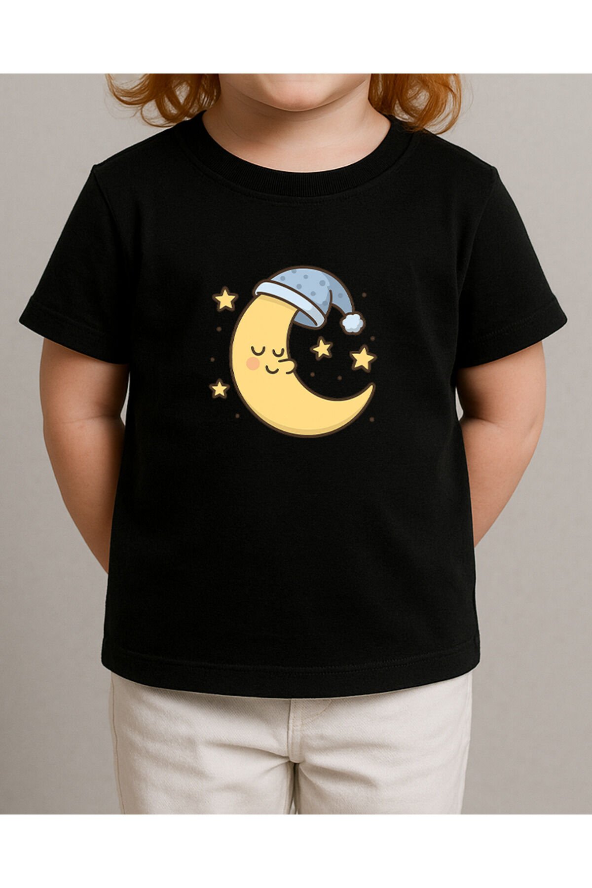Tişört Unisex Çocuk (Aydede) Kiz Si̇yah - 10-11 Yaş