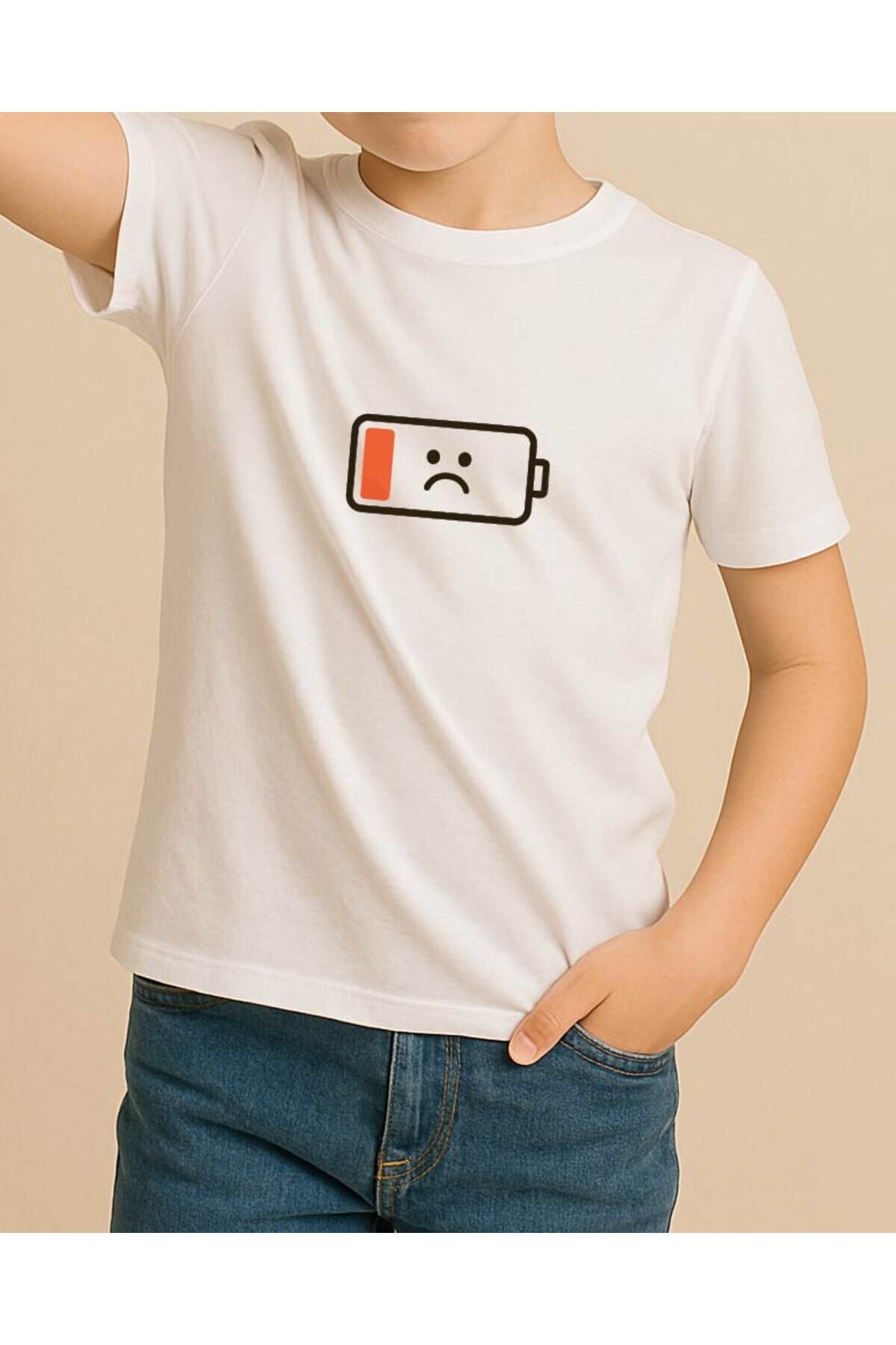 Tişört Unisex (Too Early) Erkek Beyaz - M