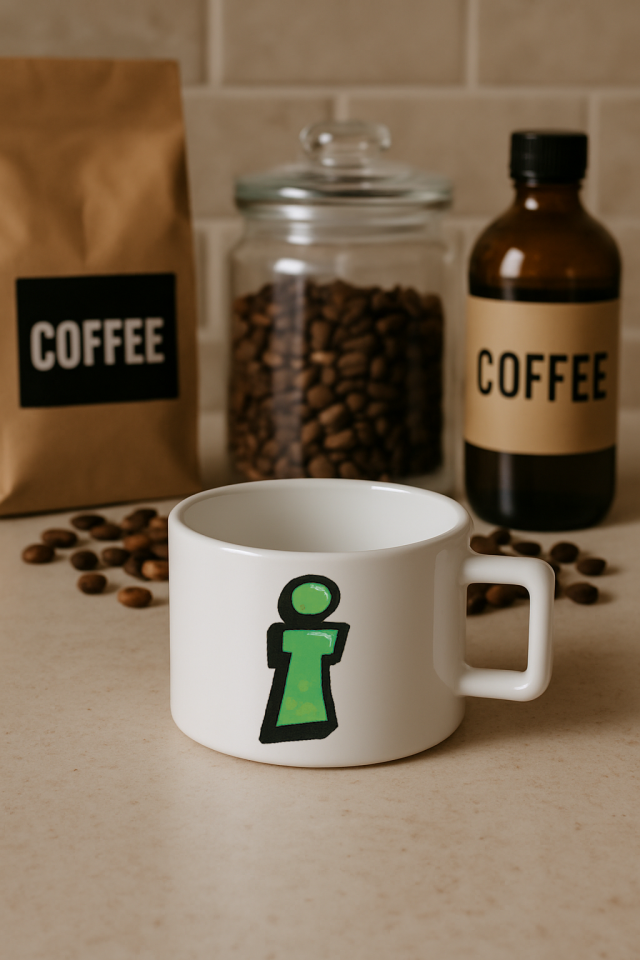 KAHVE KUPASI HARF BASKILI