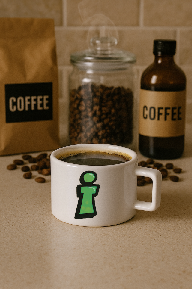 Harf Baskılı Kahve Kupası