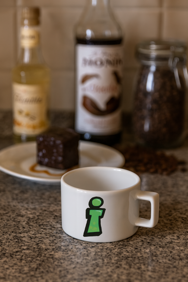 Harf Baskılı Kahve Kupası