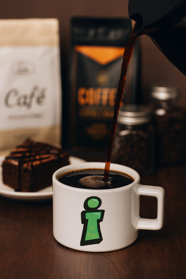 Harf Baskılı Kahve Kupası