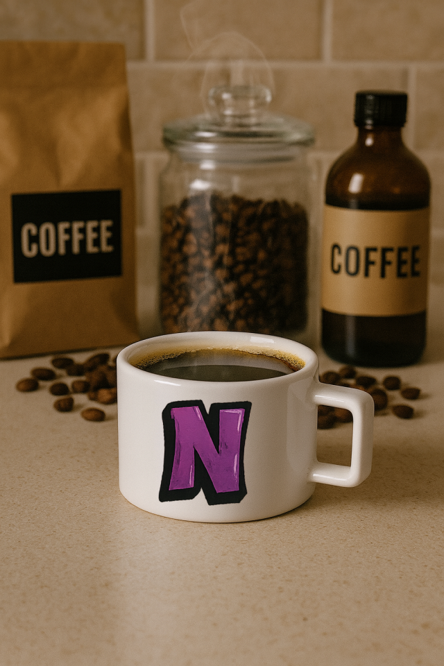 Harf Baskılı Kahve Kupası