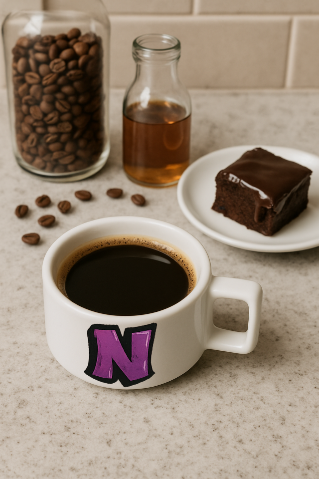 KAHVE KUPASI HARF BASKILI