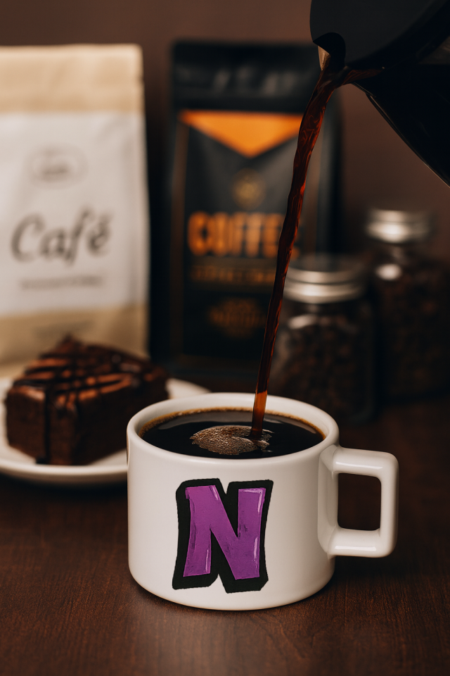 KAHVE KUPASI HARF BASKILI