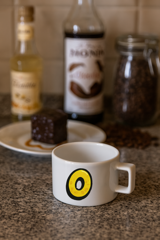 KAHVE KUPASI HARF BASKILI