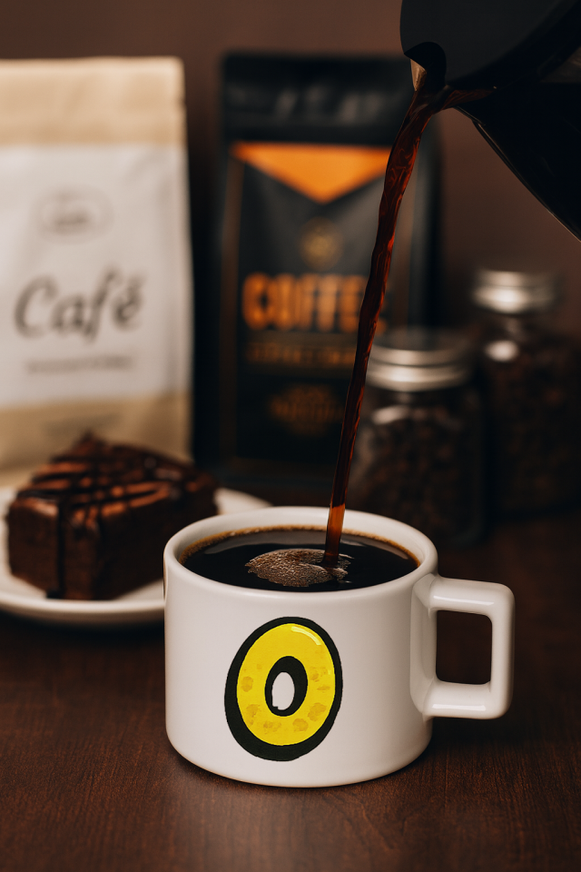 Harf Baskılı Kahve Kupası