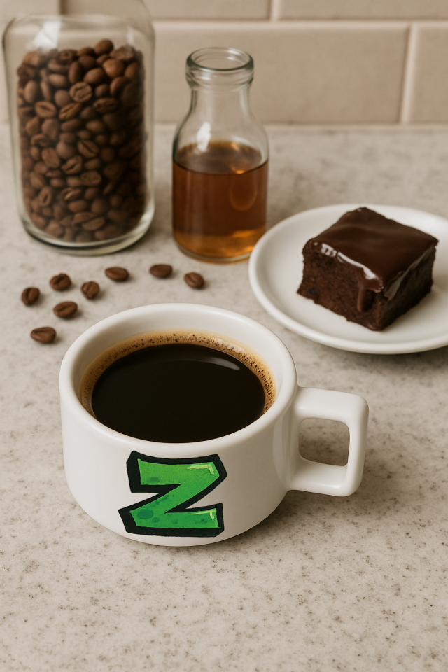 KAHVE KUPASI HARF BASKILI