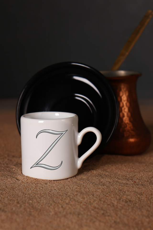 Harf Baskılı Türk Kahvesi Fincanı