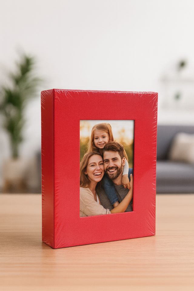 15X21 Kırmızı Albüm