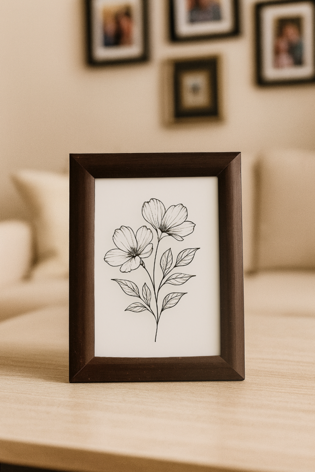 10X15 KAHVERENGİ ÇERÇEVE