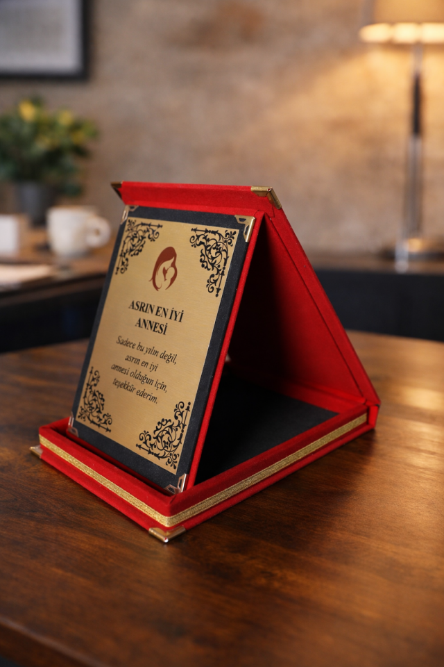 Kırmızı Plaket 10x15