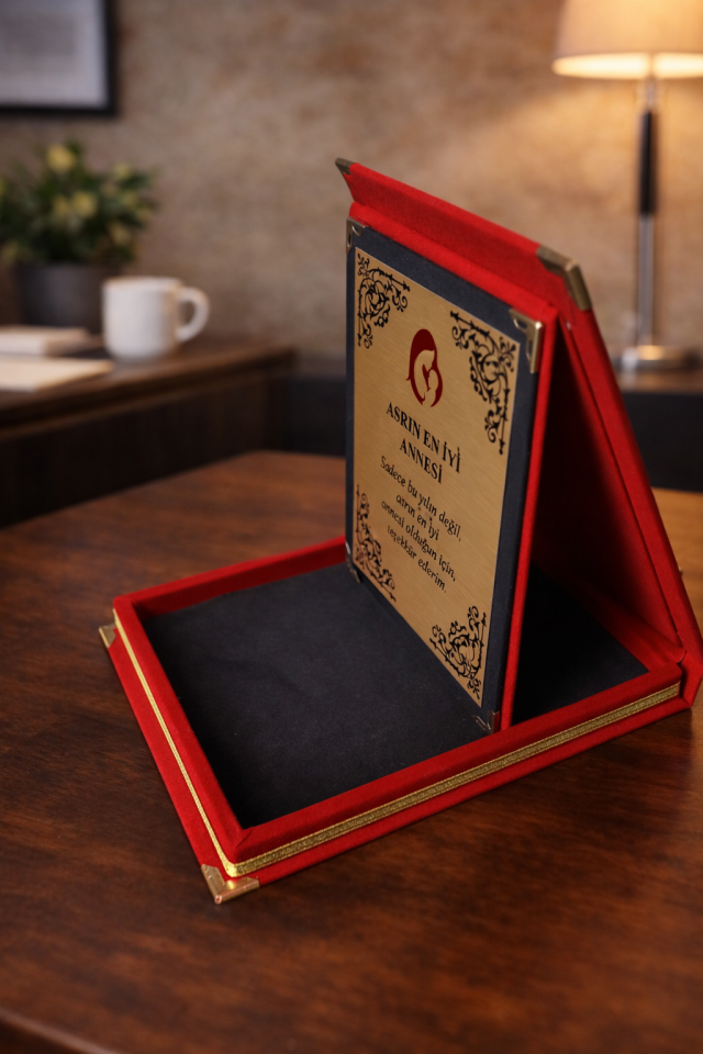 Kırmızı Plaket 15X20