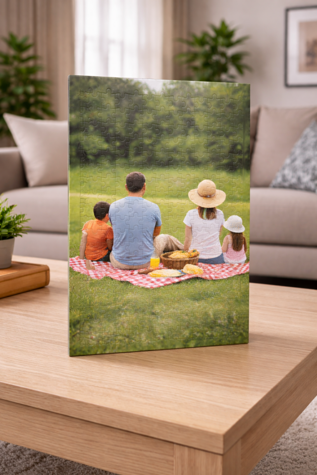 Kişiye Özel Fotoğraf Baskılı Puzzle 30x40