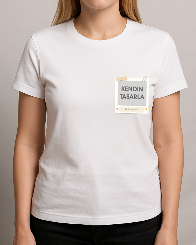 Kendin Tasarla Tişört Kadın-Sevgililer Günü