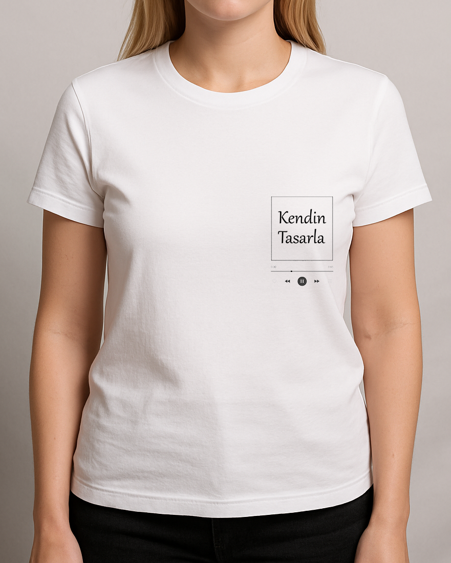 Kendin Tasarla Tişört Kadın-Sevgililer Günü