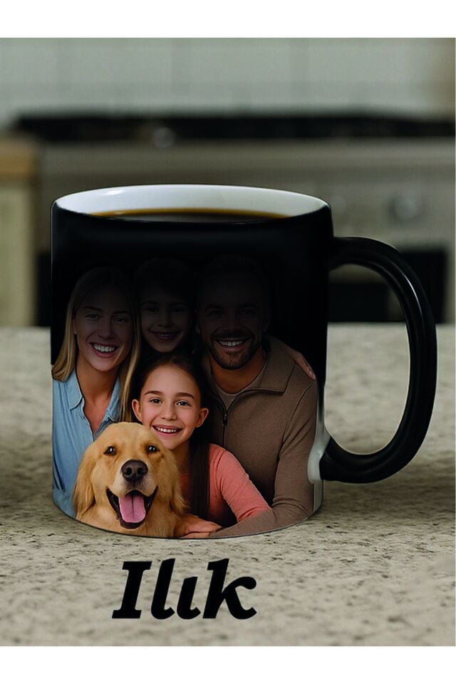 Kişiye Özel Sihirli Bardak Kupa Özel Tasarımlı