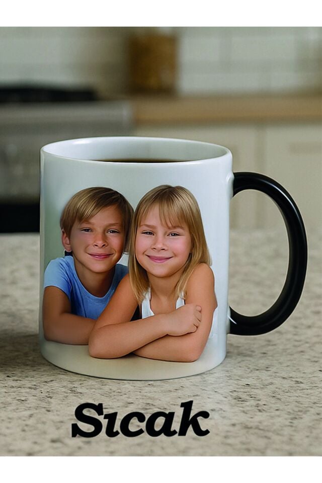 Kişiye Özel Sihirli Bardak Kupa Özel Tasarımlı