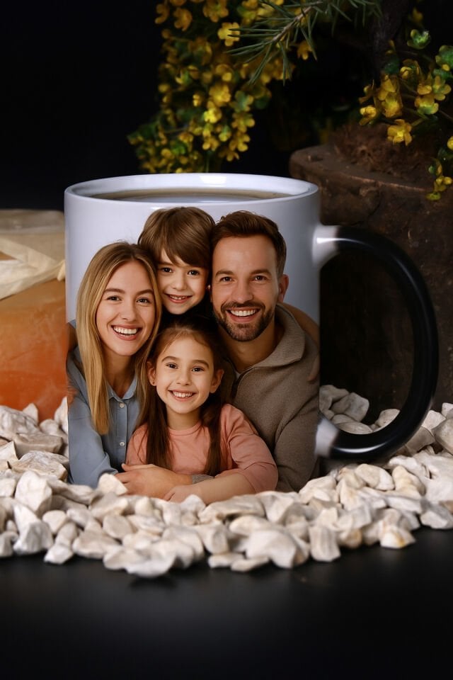 Kişiye Özel Sihirli Bardak Kupa Özel Tasarımlı