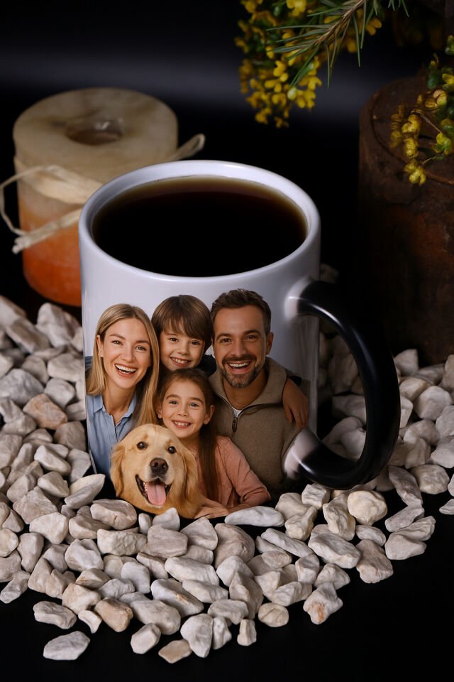 Kişiye Özel Sihirli Bardak Kupa Özel Tasarımlı