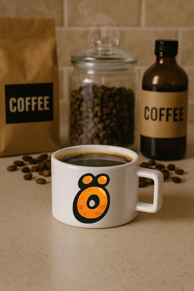 KAHVE KUPASI HARF BASKILI