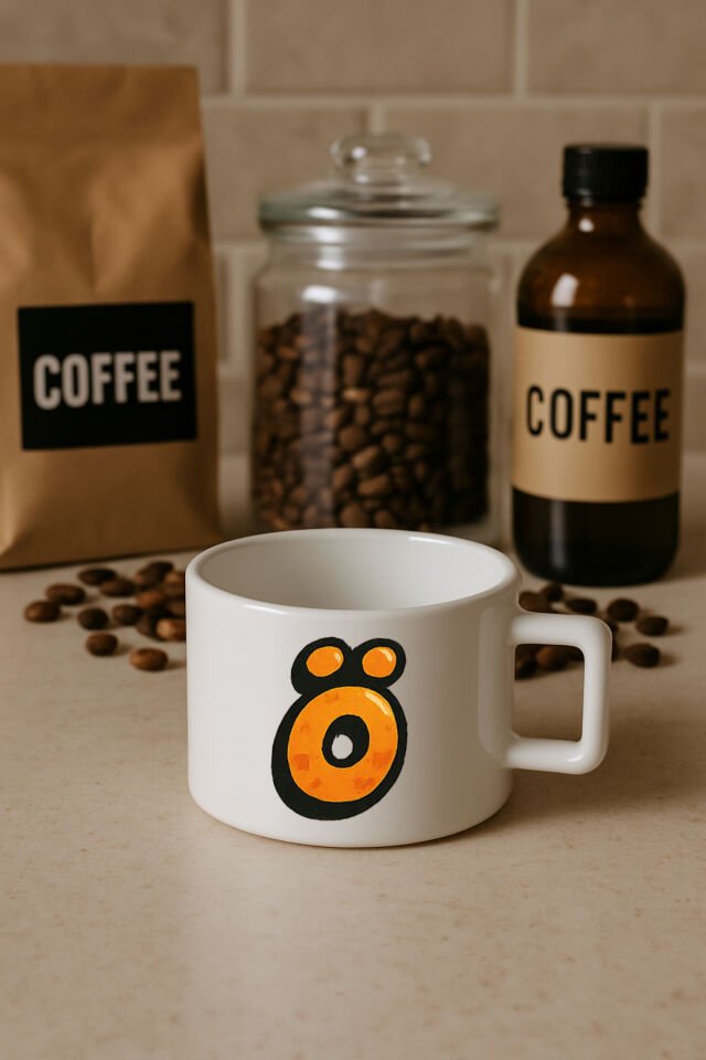 KAHVE KUPASI HARF BASKILI