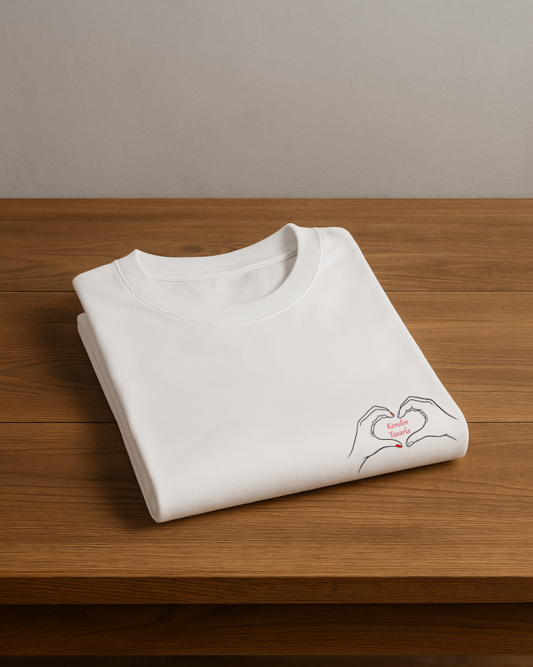 Kendin Tasarla Tişört Erkek-Sevgililer Günü