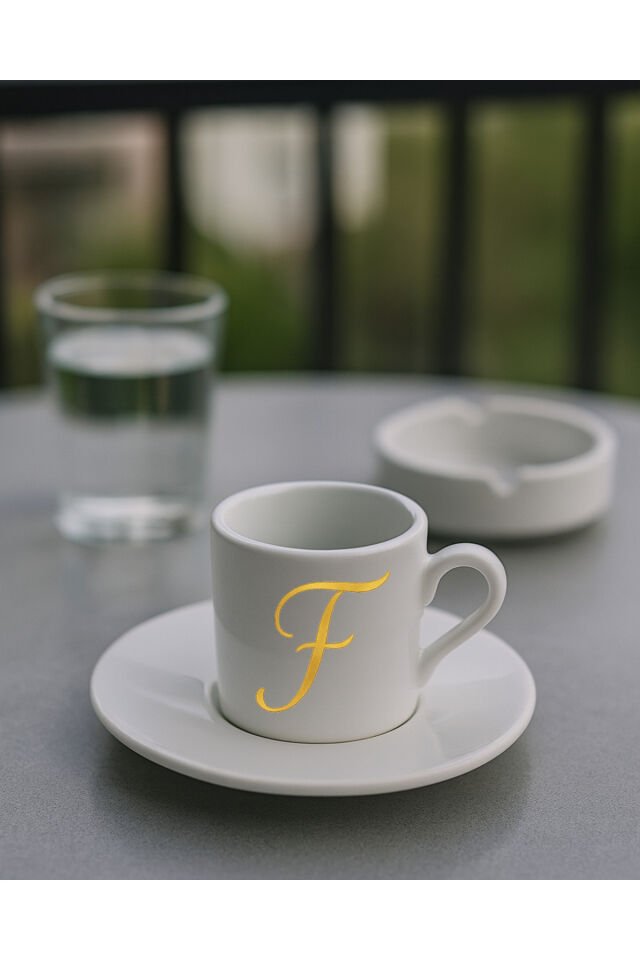 Harf Baskılı Türk Kahvesi Fincanı