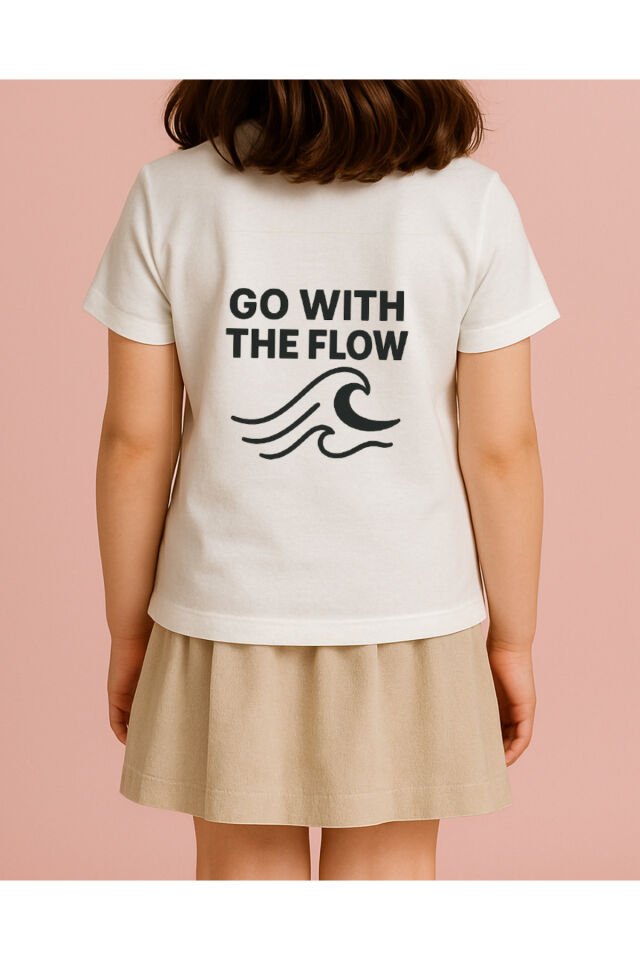 Tişört Unisex Çocuk (Flow) Kiz Beyaz - 10-11 Yaş