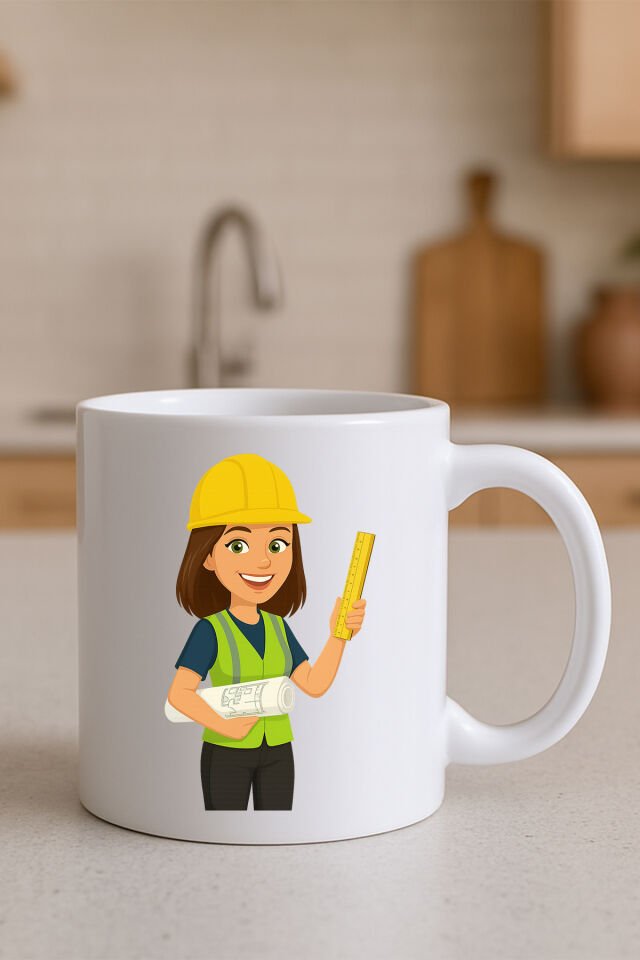 Meslek Baskılı Kupa Kadın