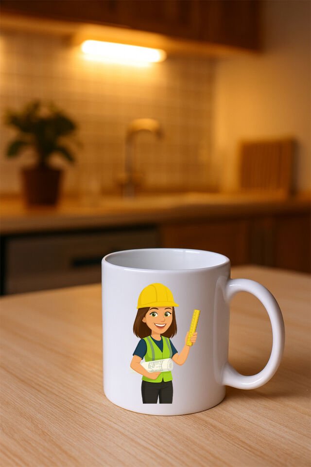 Meslek Baskılı Kupa Kadın