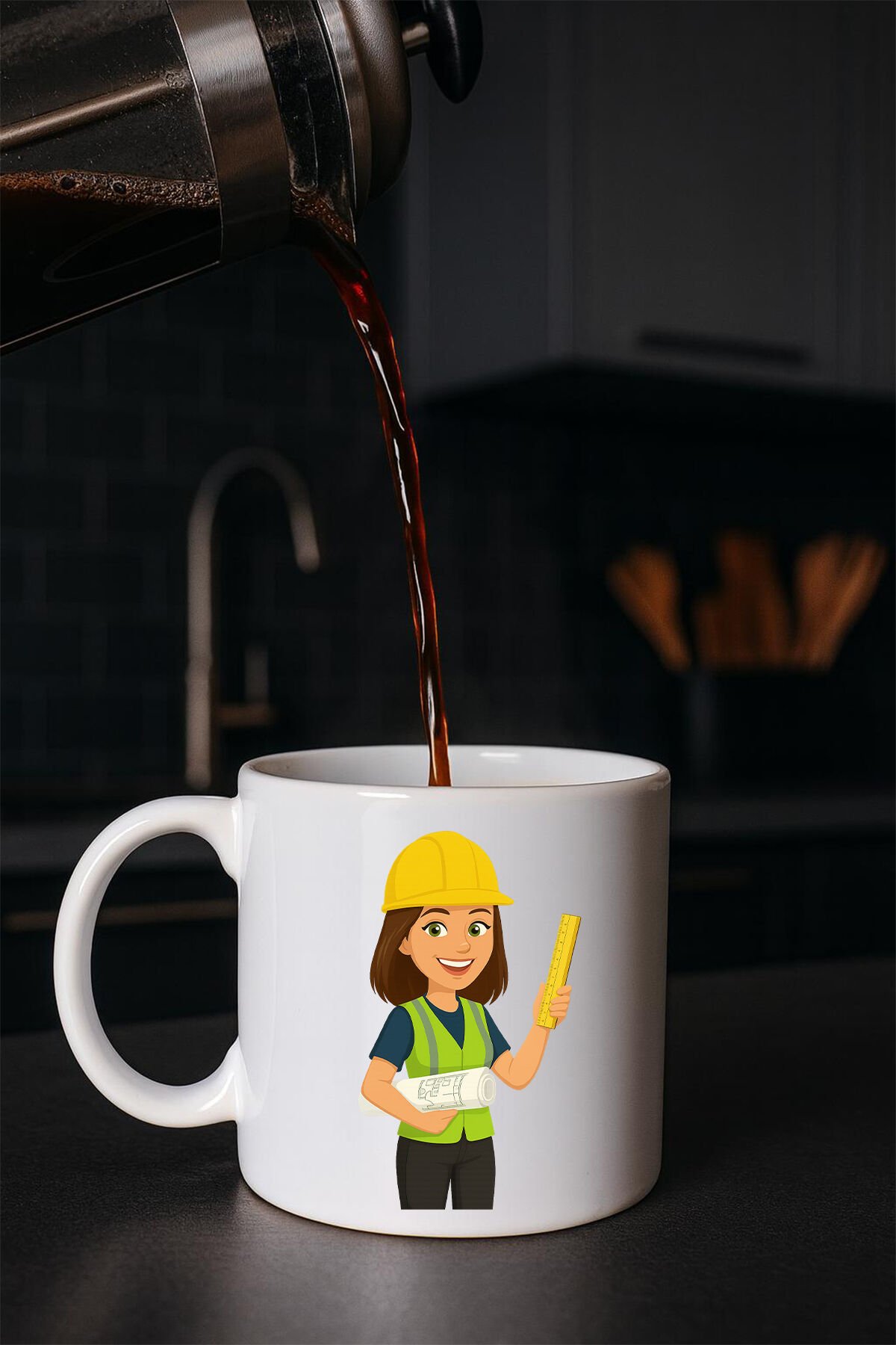 Meslek Baskılı Kupa Kadın