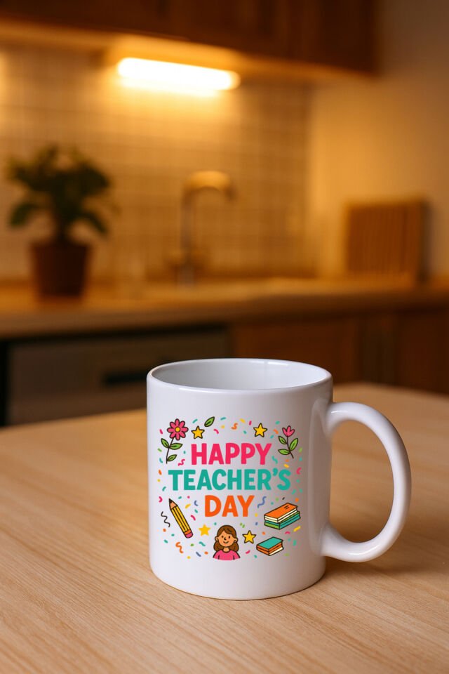 ÖĞRETMENLER GÜNÜ BASKILI KUPA