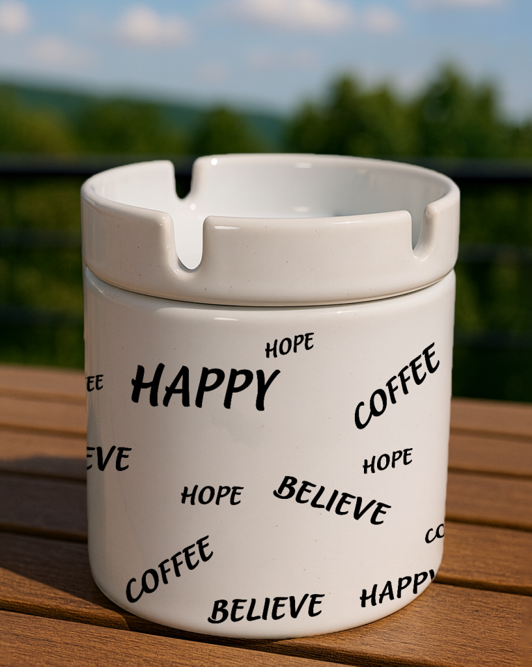 Baskılı Küllük Believe