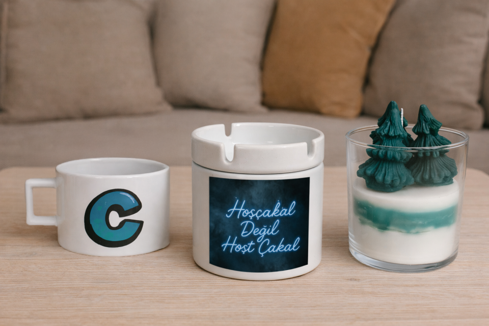 Üçlü Baskılı Hediye Seti