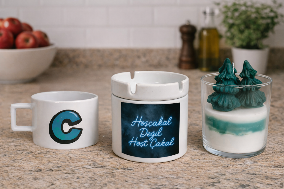 Üçlü Baskılı Hediye Seti