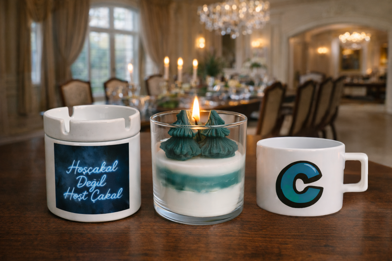 Üçlü Baskılı Hediye Seti