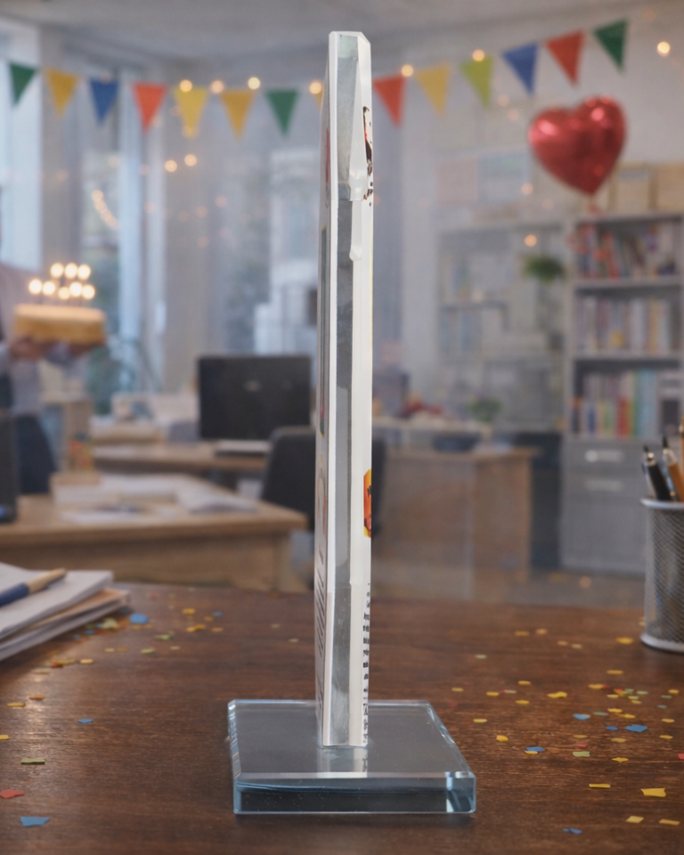 Kişiye Özel Baskılı Kristal Plaket