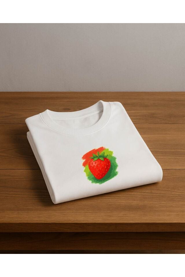 Tişört Unisex Çocuk (Çilek)