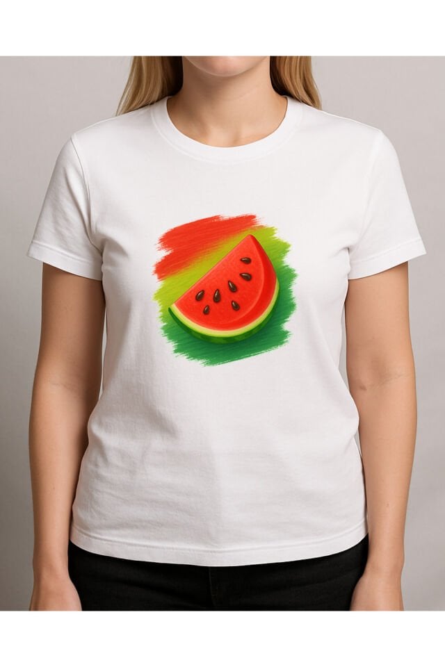 TİŞÖRT KADIN (KARPUZ)