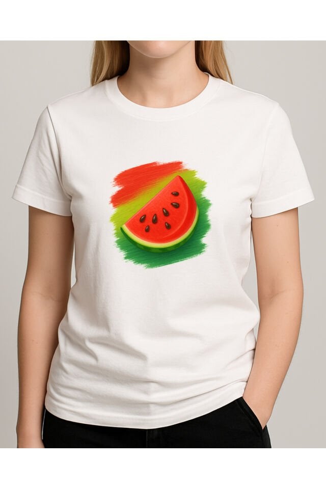 TİŞÖRT KADIN (KARPUZ)