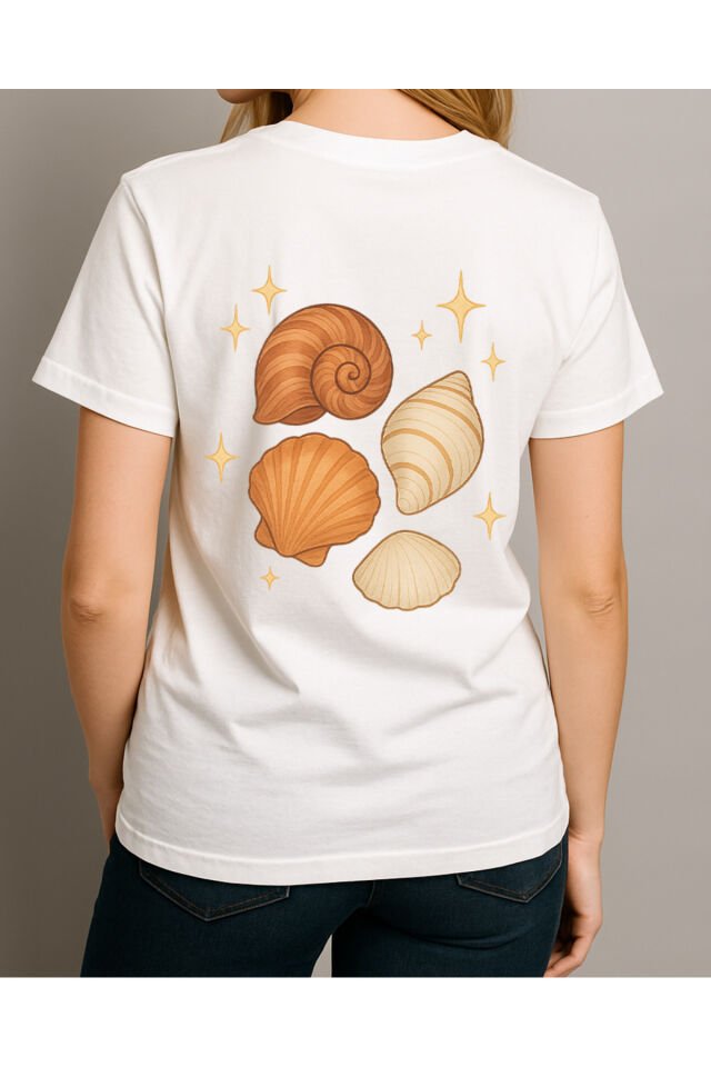 TİŞÖRT KADIN ( DENİZ KABUĞU KARIŞIK )