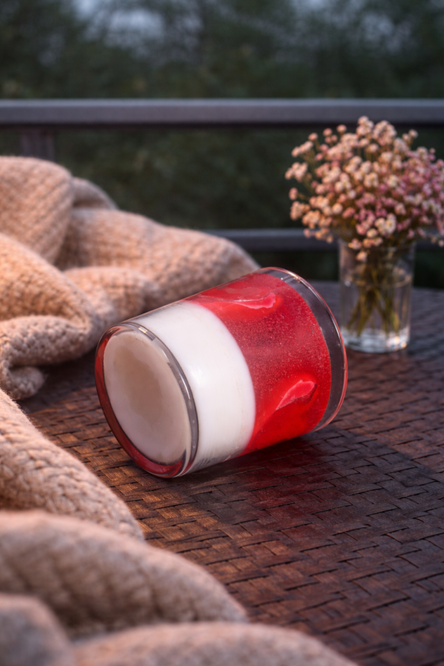 Sevgililer Günü Tasarımlı Kokulu Mum