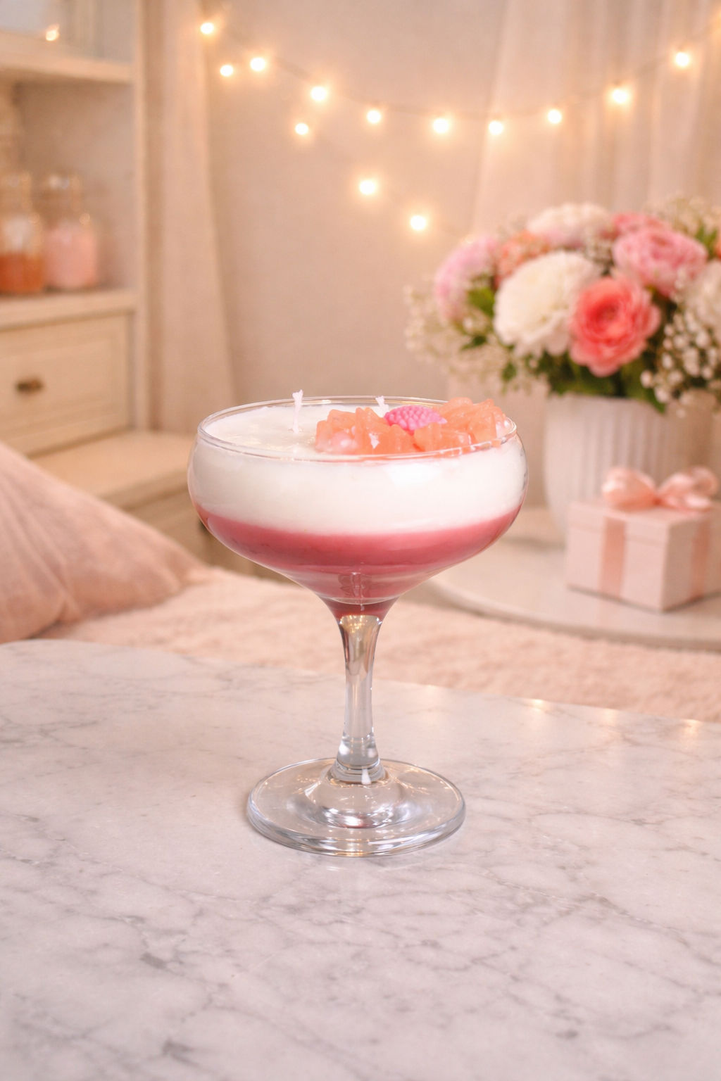 Sevgililer Günü Tasarımlı Kokulu Mum