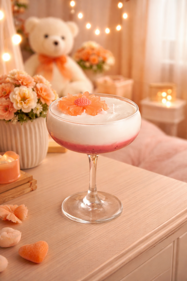 Sevgililer Günü Tasarımlı Kokulu Mum