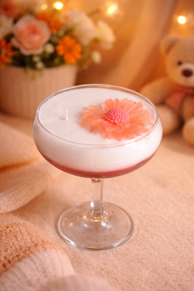 Sevgililer Günü Tasarımlı Kokulu Mum