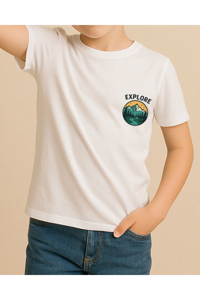 TİŞÖRT UNİSEX ÇOCUK ( EXPLORE )