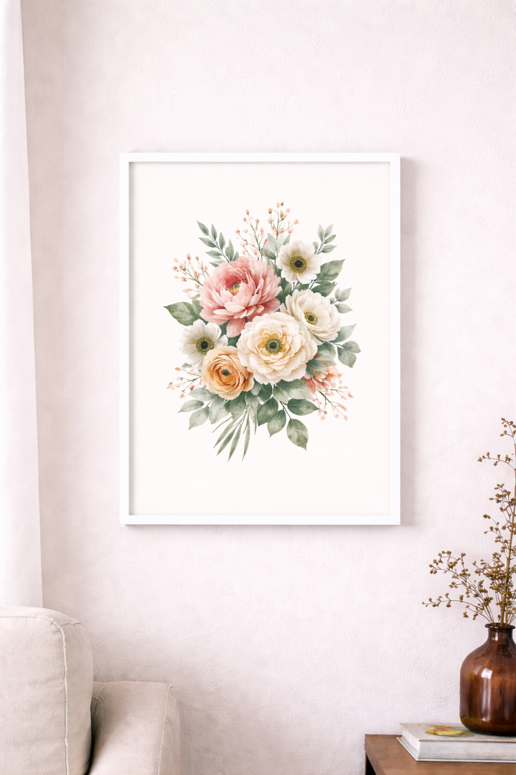 30X40 Çerçeve Beyaz