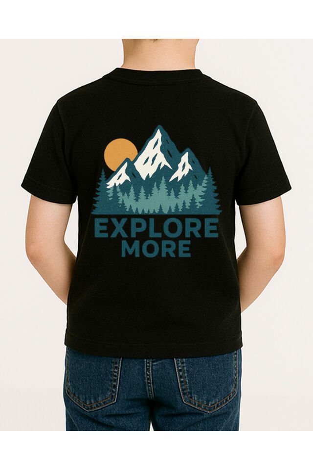 TİŞÖRT UNİSEX ÇOCUK ( EXPLORE MORE )